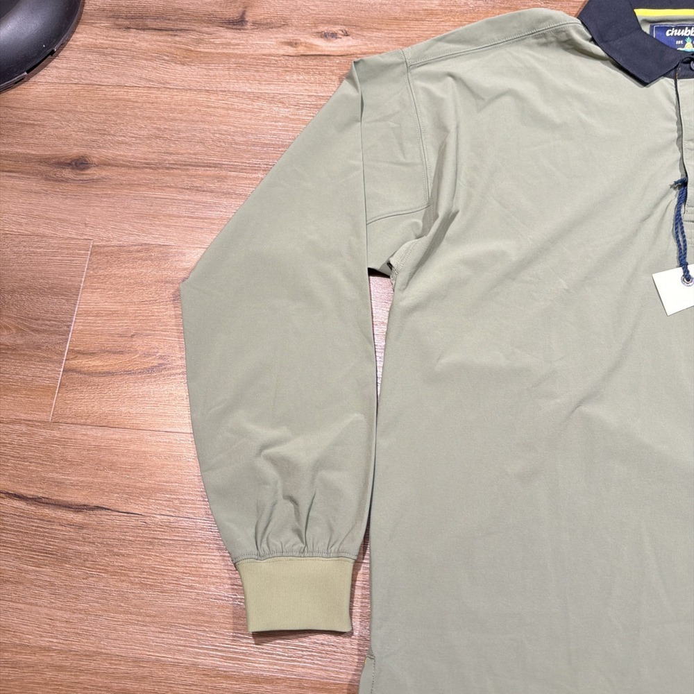 New Chubbies Mens SMALL Range Pullover Polo Lightweight Performance Windbreaker - Picture 2 of 14